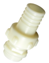 Enlace plástico de 3 piezas de 1" para manguera de 30 mm 