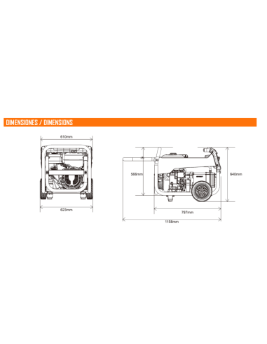 Generador Genergy Navacerrada 5500W 230V arranque eléctrico