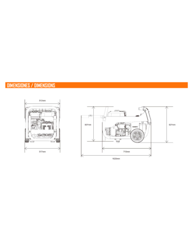Generador Genergy Veleta-S 2800W 230V arranque manual