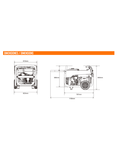 Generador Genergy Navacerrada-S 5500W 230V arranque manual