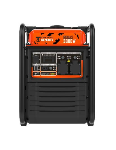 Generador Genergy inverter Rodas 3800W 230V arranque eléctrico