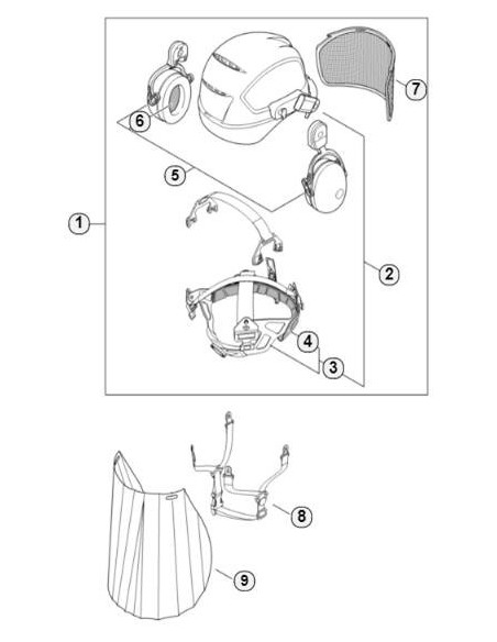 Casco Dynamic Ergo Stihl