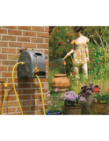 Portamangueras Colgar Mural 15 MM 25 M Hozelock