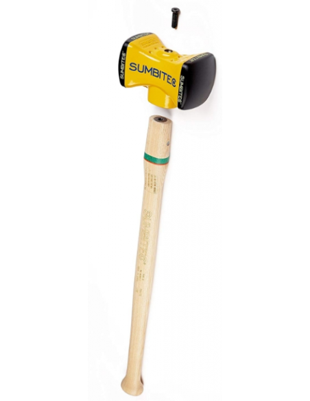 Maza Blanda Alto Impacto 5 Kg Con Mango + Base de Fibra Sumbitec C2014