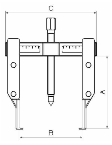 Extractor Mecánico 1750 Forza 2 Patas 145 X 140