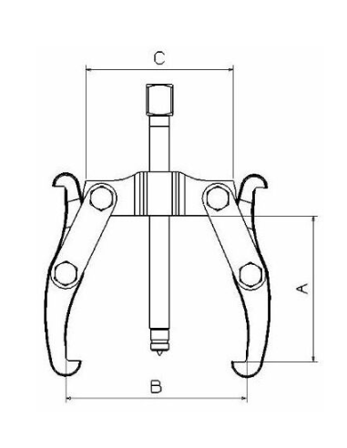 Extractor Mecánico 1401LT Forza 2/3 Patas Reversibles 87 x 120