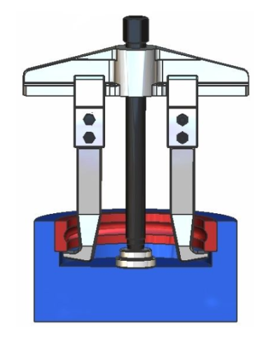 Extractor Mecánico 2425 Forza 2 Patas 155 X 190