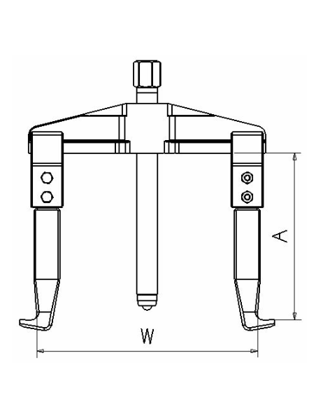 Extractor Mecáncio 2415 Forza 2 Patas 100 X 135