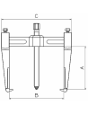 Extractor Mecánico 9120LT Forza 3 Patas 380 X 185