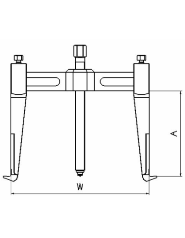 Extractor Mecánico 9120LT Forza 3 Patas 380 X 185
