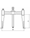 Extractor Mecánico 9120LT Forza 3 Patas 380 X 185