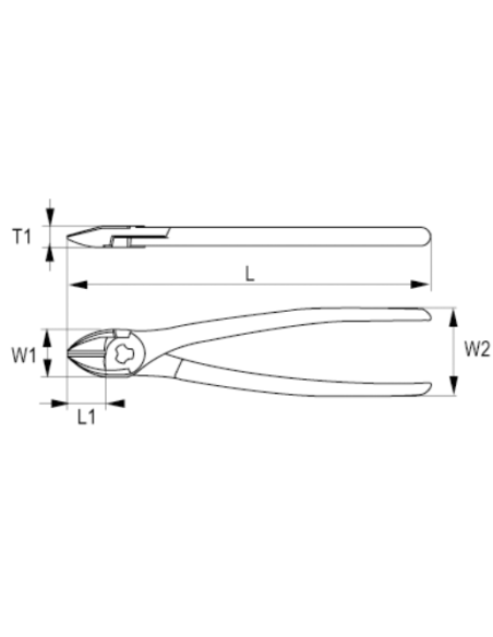 Alicate De Corte Lateral 180 MM Irimo