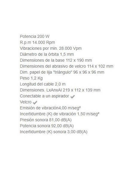 Lijadora Orbital BO4565K 112X190 MM Makita