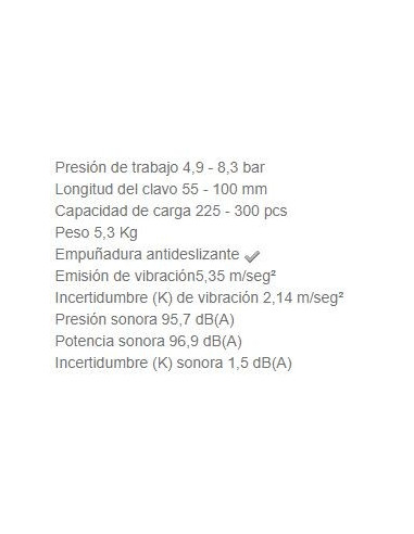 Clavadora Neumática AN960 100MM Makita