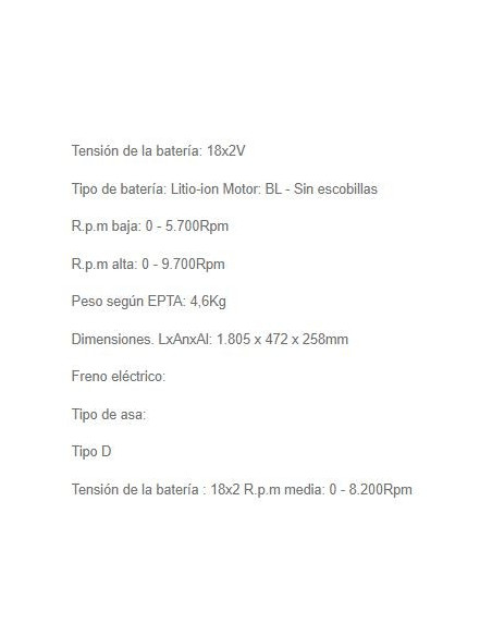 Motor Multifunción Makita DUX60Z batería 18V