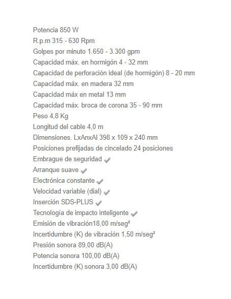 Martillo Combinado HR3200C 850W Makita