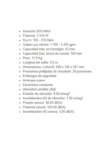 Martillo Combinado HR5212C 1510W Makita