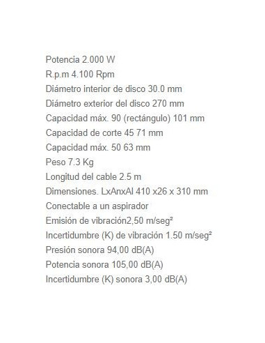 Sierra Circular HS0600 270 MM 2100W Makita