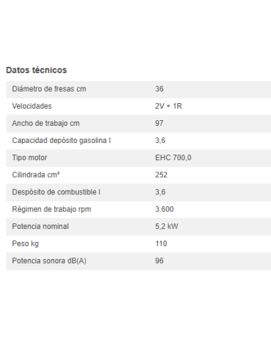Motoazada De Gasolina Stihl MH 700