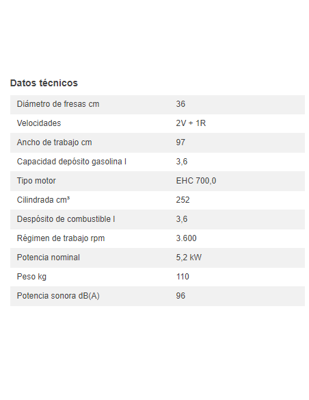 Motoazada De Gasolina Stihl MH 700