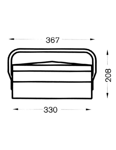 Caja Herramientas Metal Heco 102.3