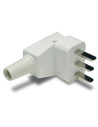 Clavija Bipolar TT 25A Blanco Famatel