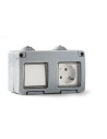 Interruptor + Base Enchufe Estanco 16A IP55 Famatel