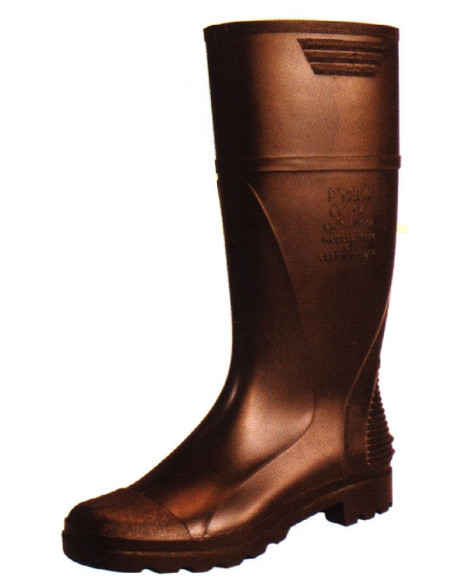 Bota Agua PVC Caña Alta Negra Panter