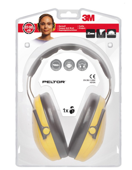 Protector Oídos OPTIME I H510A Peltor 27 dB 3M