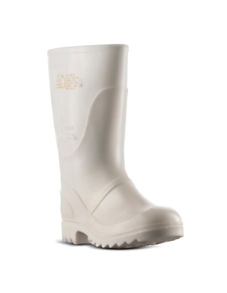 Bota Media Caña Alimentaria Blanca Foca