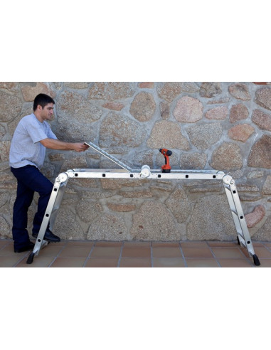 Escalera Multiuso Con Plataforma EMA-3C Coviden