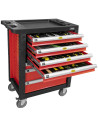 Carro de Herramientas JBM 7 Cajones Rojo
