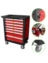 Carro de Herramientas JBM 7 Cajones Rojo