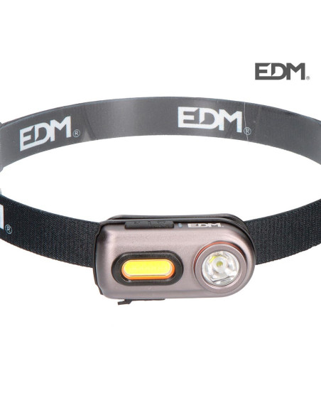 Linterna Frontal 2 Leds Recargable 400 Lumens EDM