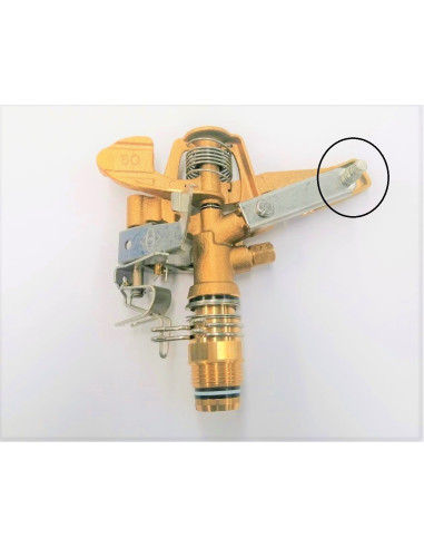 Aspersor VYR-60 Latón Sectorial Con Tornillo Difusor 3/4" Macho Vyrsa