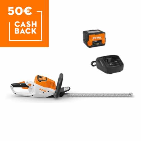 Cortasetos De Batería Stihl HSA 50.0 50 cm Con Batería Y Cargador