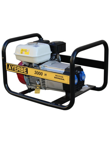 Generador monofásico AYERBE 3 kVA Honda GX‑160 | Campomar