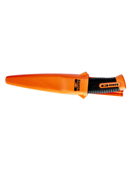 Cuchillo Bahco 2446‑OV – Multiuso acero + funda cinturón