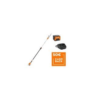 Podadora de Altura Stihl HTA 50.0 1/4" PM3 25 cm Con Batería Y Cargador
