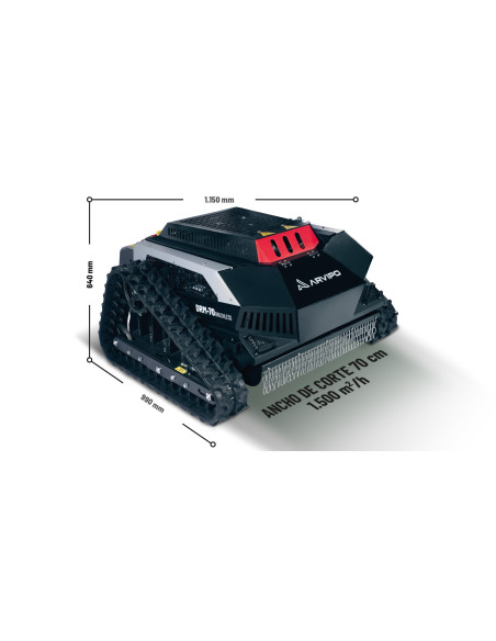 Desbrozadora a Control Remoto Arvipo DRM-70 | Campomar