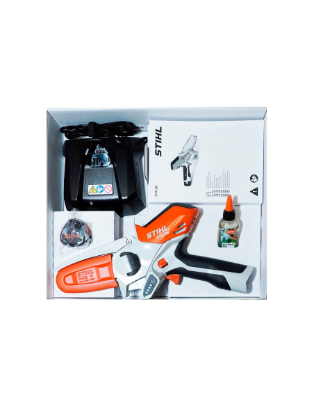 Mini Sierra STIHL GTA 26 con batería, cargador y estuche | Campomar